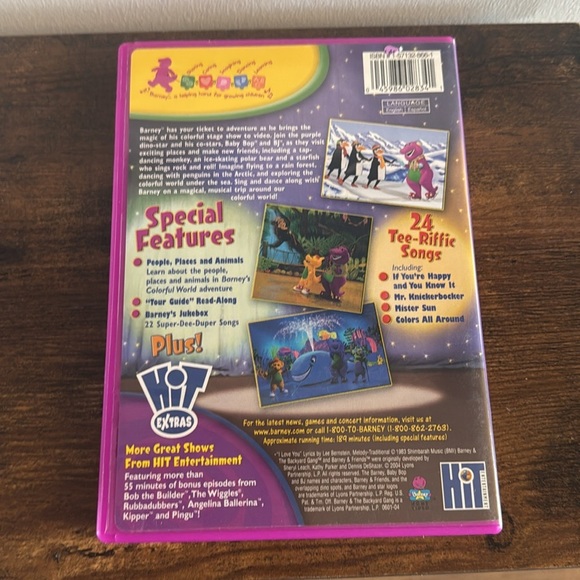 Rare - Barney's Colorful World! Live! DVD - Picture 4 of 4